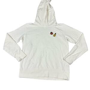Uniqlo KAWS Sesame Street Bert & Ernie Size M Womens Cream Pullover Hoodie